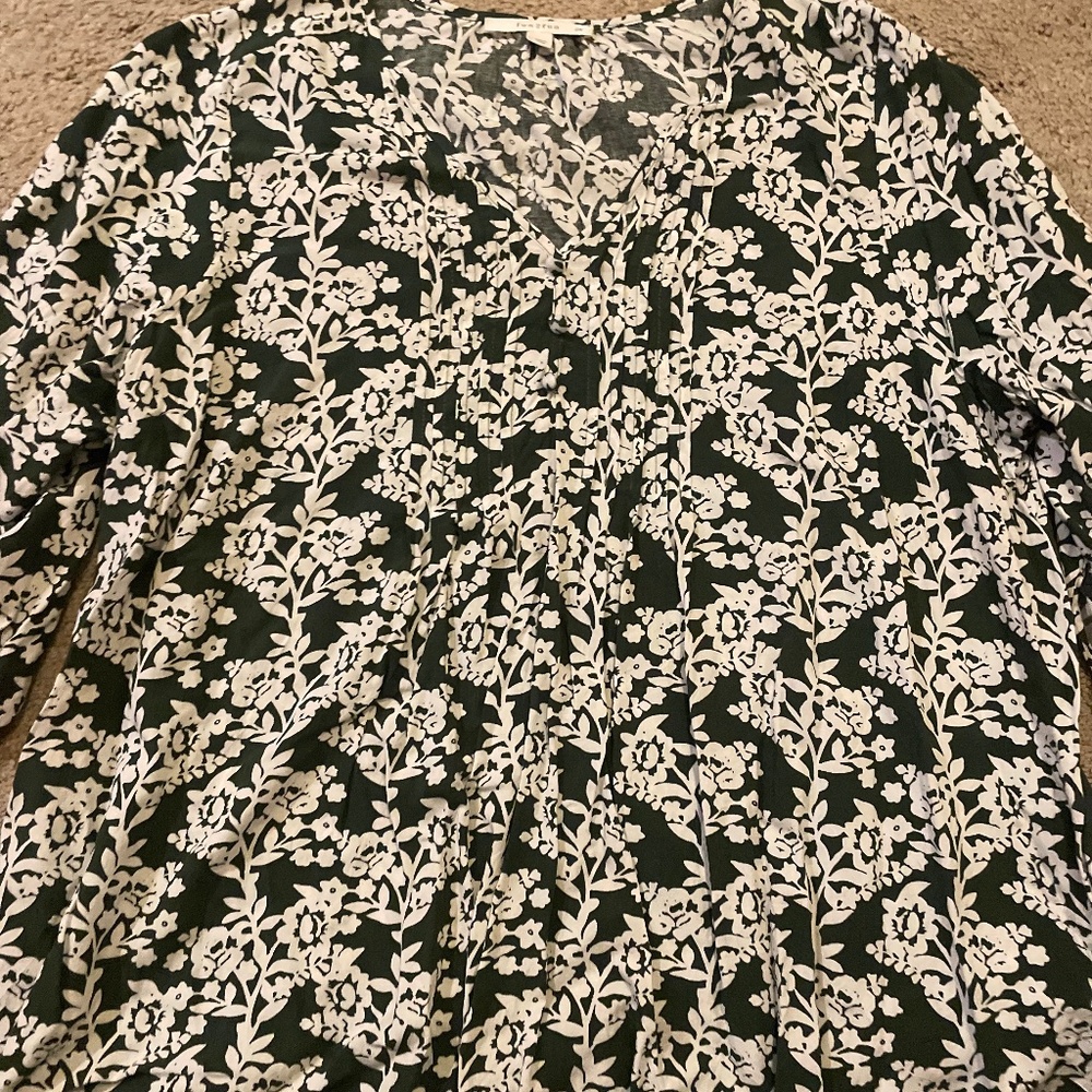 Fun 2 Fun 2X Three Quarter sleeve Blouse